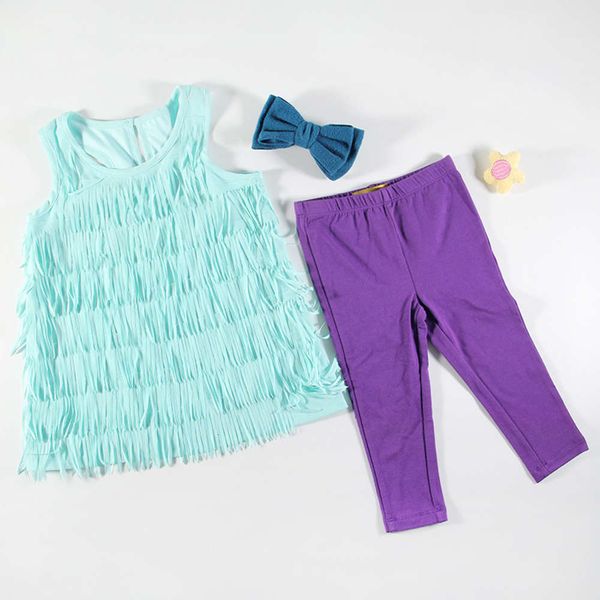 summer spring and new girls' tassel sleeveless round neck vest skirt casual leggings children's two piece suit, White
summer spring and new girls' tassel sleeveless round neck vest skirt casual leggings children's two piece suit, White