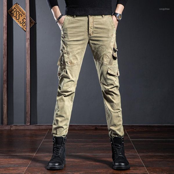 pants khaki men cargo military tactical many pockets korean streetwear casual cotton baggy trousers men's, Black
pants khaki men cargo military tactical many pockets korean streetwear casual cotton baggy trousers men's, Black