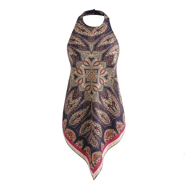 set female 2021 summer new print hanging neck vest wide leg pants suit 2pcs vintage loose sleeveless trousers women outfits zmqs, Black;brown
set female 2021 summer new print hanging neck vest wide leg pants suit 2pcs vintage loose sleeveless trousers women outfits zmqs, Black;brown