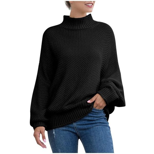 women's sweaters trendy and knit sweater turtleneck pullover long sleeve pure color casual autumn winter, White;black
women's sweaters trendy and knit sweater turtleneck pullover long sleeve pure color casual autumn winter, White;black