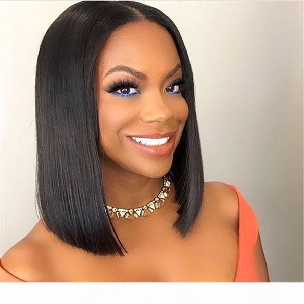 short bob wig for women 13x4 lace frontal wigs middle part with baby hair remy human hair wigs pre-colored brazilian wigs, Black;brown
short bob wig for women 13x4 lace frontal wigs middle part with baby hair remy human hair wigs pre-colored brazilian wigs, Black;brown