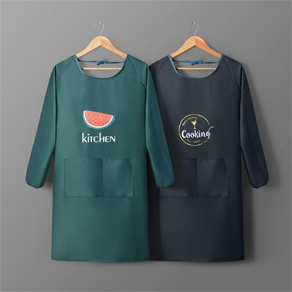 aprons ladies apron household kitchen waterproof and oil-proof fashion cute cooking gown with sleeves
aprons ladies apron household kitchen waterproof and oil-proof fashion cute cooking gown with sleeves