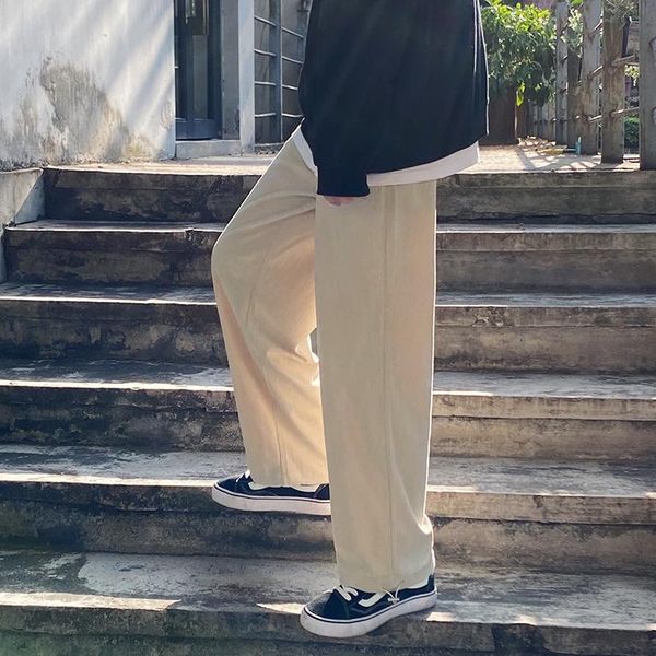 men's pants corduroy men casual loose staight wide leg mens thick velvet trousers male fashion autumn winter ankle banded pant, Black
men's pants corduroy men casual loose staight wide leg mens thick velvet trousers male fashion autumn winter ankle banded pant, Black