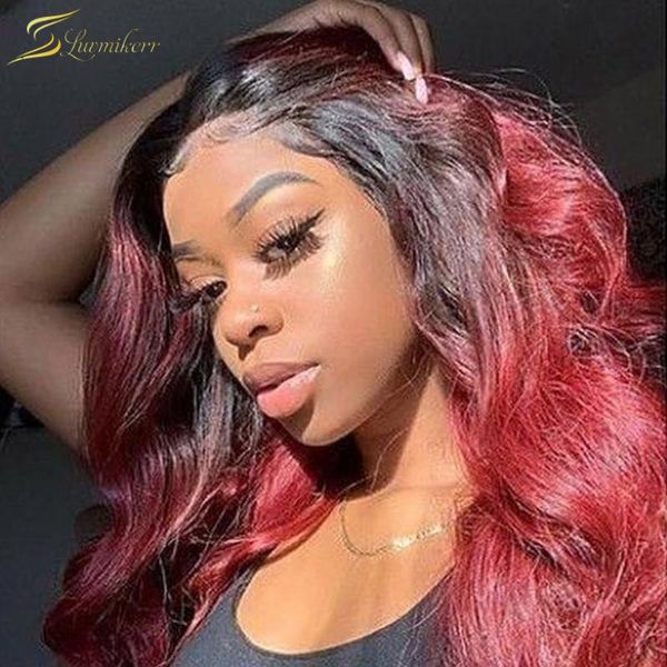 lace wigs ombre burgundy 99j red human hair deep wave frontal wig full hd transparent lace13x6 body front preplucked 30 inch, Black;brown
lace wigs ombre burgundy 99j red human hair deep wave frontal wig full hd transparent lace13x6 body front preplucked 30 inch, Black;brown
