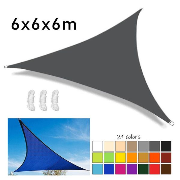 shade 6x6x6m / 19.7x19.7x19.7ft outdoor triangle sail 300d waterproof sun shelter patio pool awning camping
shade 6x6x6m / 19.7x19.7x19.7ft outdoor triangle sail 300d waterproof sun shelter patio pool awning camping