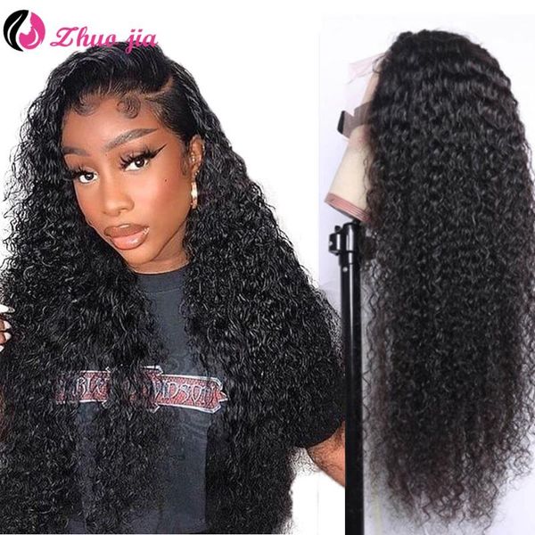 lace wigs 360 frontal wig kinky curly brazilian hair human for black women pre plucked 250 density zhuo jia, Black;brown
lace wigs 360 frontal wig kinky curly brazilian hair human for black women pre plucked 250 density zhuo jia, Black;brown