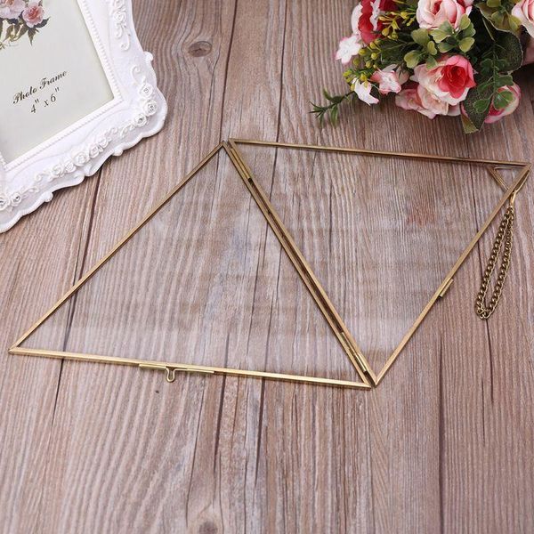 triangle floating hanging p frame metal glass portrait picture plant specimen display holder double sided home decoration
triangle floating hanging p frame metal glass portrait picture plant specimen display holder double sided home decoration