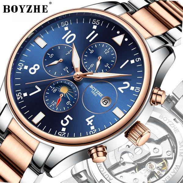 wristwatches mechanical watch men luxury rose gold waterproof date men's automatic watches steel big dial business military, Slivery;brown
wristwatches mechanical watch men luxury rose gold waterproof date men's automatic watches steel big dial business military, Slivery;brown