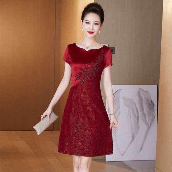luxury evening dress 2021 summer high-end cheongsam improved 's happy -in-law wedding banquet, Black;gray
luxury evening dress 2021 summer high-end cheongsam improved 's happy -in-law wedding banquet, Black;gray