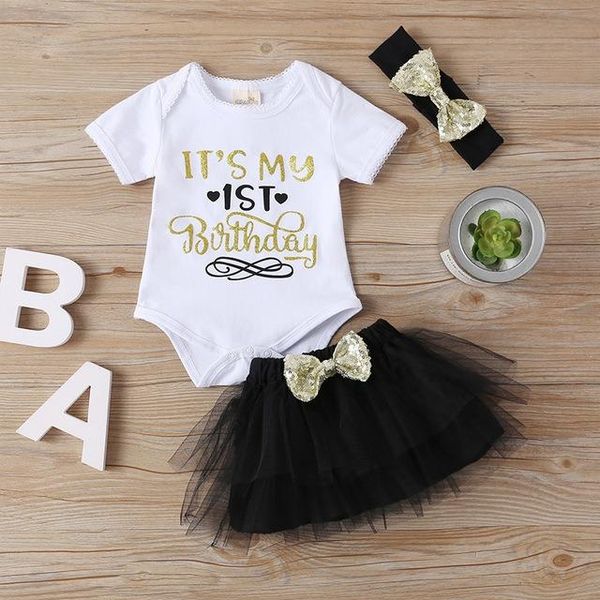 clothing sets 3pcs baby girl toddler dress set summer short sleeve romper jumpsuit+black skirt princess kids, White
clothing sets 3pcs baby girl toddler dress set summer short sleeve romper jumpsuit+black skirt princess kids, White