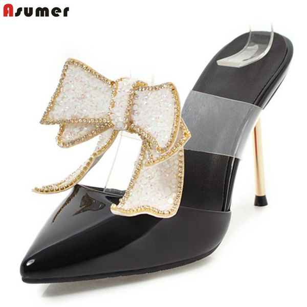 asumer 2021 summer shoes pointed toe elegant wedding shoes woman thin heel butterfly knot pumps women high heels, Black
asumer 2021 summer shoes pointed toe elegant wedding shoes woman thin heel butterfly knot pumps women high heels, Black