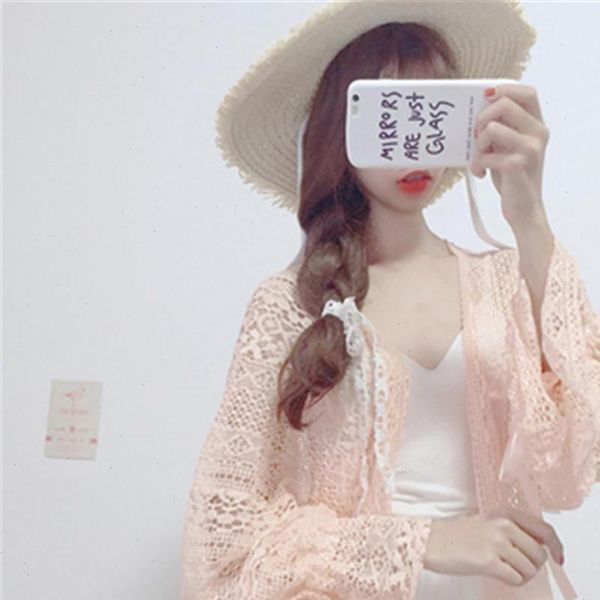 2021 spring summer new womens soft lace loose lantern sleeve long sleeves chiffon thin coat womens shawl cardigan pz3295, White;black
2021 spring summer new womens soft lace loose lantern sleeve long sleeves chiffon thin coat womens shawl cardigan pz3295, White;black