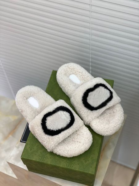 european and american color blocking flat bottomed women's slippers wool material multi-color matching size 35-41, Black
european and american color blocking flat bottomed women's slippers wool material multi-color matching size 35-41, Black