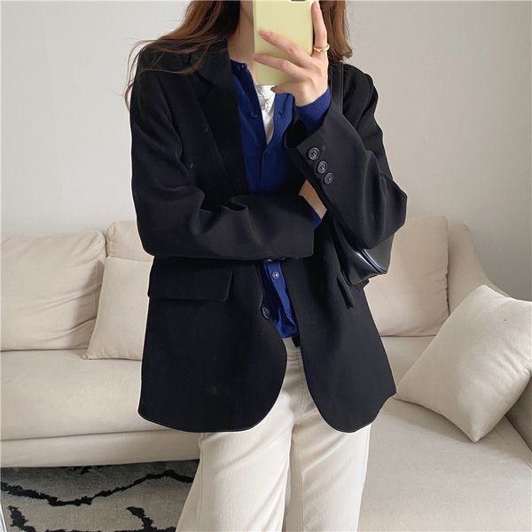 2021 ol elegant solid large size vintage stylish blazers new jacket minimalist women loose high street coats 7y35, White;black
2021 ol elegant solid large size vintage stylish blazers new jacket minimalist women loose high street coats 7y35, White;black