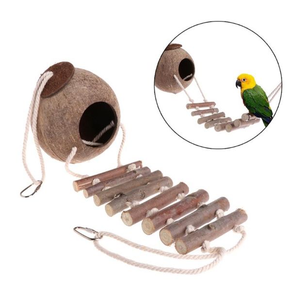 parrot nest natural coconut shell house cage parakeet birds squirrel hamster toys pet breed decoration supplies pendant bird cages
parrot nest natural coconut shell house cage parakeet birds squirrel hamster toys pet breed decoration supplies pendant bird cages