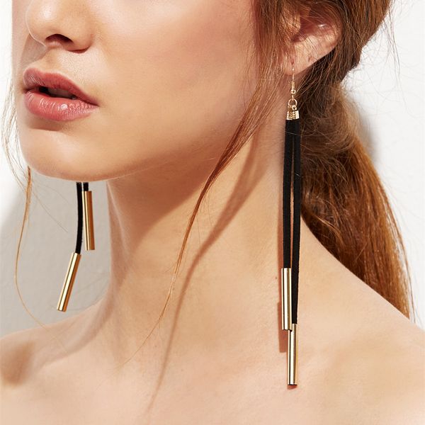 fashion accessories simple elements versatile copper pipe wool tassel earrings, Silver
fashion accessories simple elements versatile copper pipe wool tassel earrings, Silver
