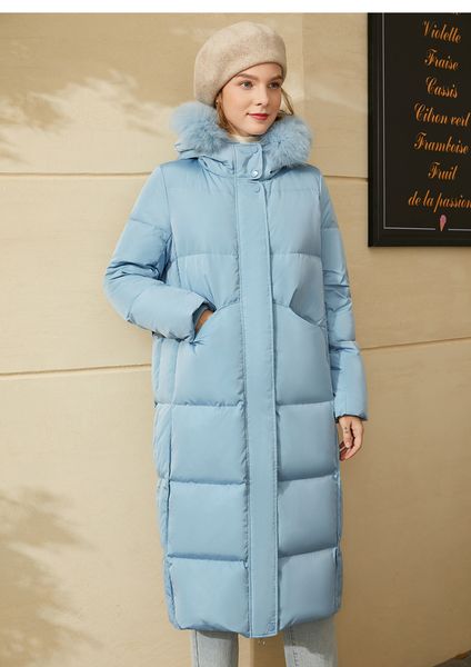 minimalist 90 white duck down collar with hat jacket female 2021 large warm long coat high-quality wholesale, Black
minimalist 90 white duck down collar with hat jacket female 2021 large warm long coat high-quality wholesale, Black