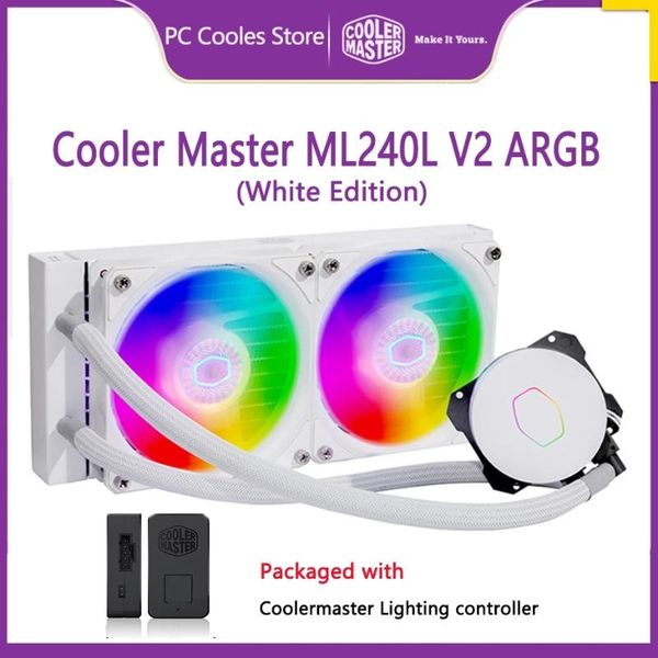 fans & coolings cooler master ml240l v2 argb white cpu water liquid cooling with controller 120mm 5v addressable rgb fan for 2066 2011 1200
fans & coolings cooler master ml240l v2 argb white cpu water liquid cooling with controller 120mm 5v addressable rgb fan for 2066 2011 1200