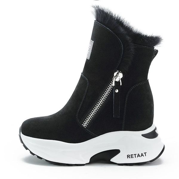 boots women ankle boot warm fur winter shoes for woman high heels ladies wedge genuine leather snow, Black
boots women ankle boot warm fur winter shoes for woman high heels ladies wedge genuine leather snow, Black