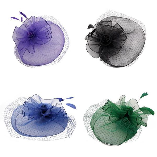 stingy brim hats vintage feather flower mesh yarn bridal hat western style court banquet creative hand-exaggerated, Blue;gray
stingy brim hats vintage feather flower mesh yarn bridal hat western style court banquet creative hand-exaggerated, Blue;gray