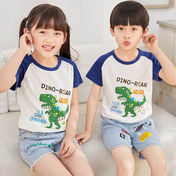 boys' short girls' printed new 2021 sleeve t-shirt cotton cartoon children's summer clothing, Black;white
boys' short girls' printed new 2021 sleeve t-shirt cotton cartoon children's summer clothing, Black;white
