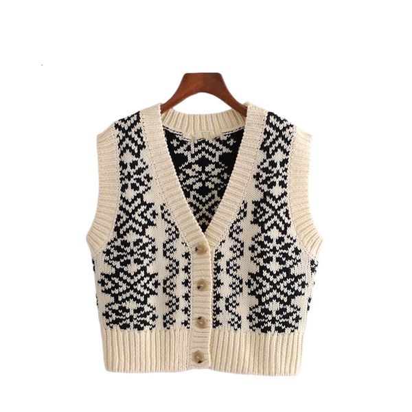 women's knits & tees vintage woman beige embroidery knitted vest 2021 spring fashion ladies soft sleeveless cardigan girls casual, White
women's knits & tees vintage woman beige embroidery knitted vest 2021 spring fashion ladies soft sleeveless cardigan girls casual, White