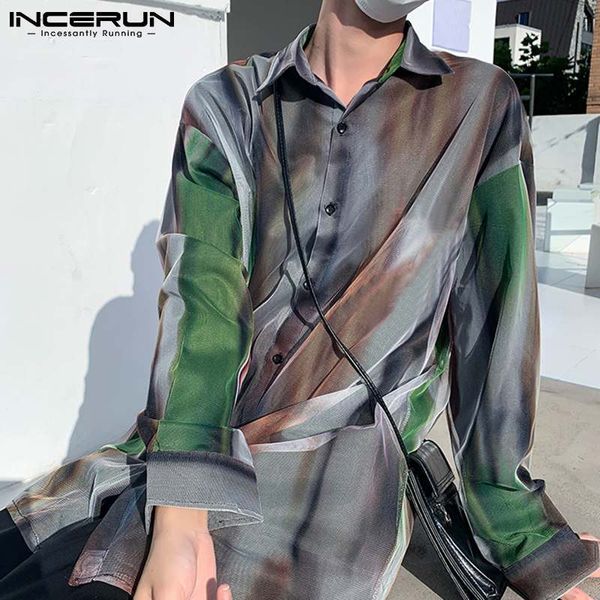 new incerun men mesh shirt see through lapel long sleeve 2021 button fashion party nightclub shirts streetwear camisas s-5xl en36, White
new incerun men mesh shirt see through lapel long sleeve 2021 button fashion party nightclub shirts streetwear camisas s-5xl en36, White