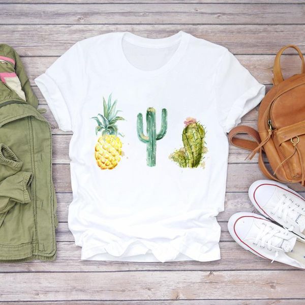 women beach cute fashion pineapple fruit printed 90s lady t-shirts womens graphic t shirt ladies female tee t-shirt, White
women beach cute fashion pineapple fruit printed 90s lady t-shirts womens graphic t shirt ladies female tee t-shirt, White