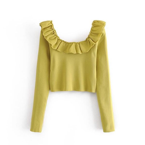 women's sweaters autumn long-sleeved knit for women flapped collar laminated bodice slim jumper, White;black
women's sweaters autumn long-sleeved knit for women flapped collar laminated bodice slim jumper, White;black