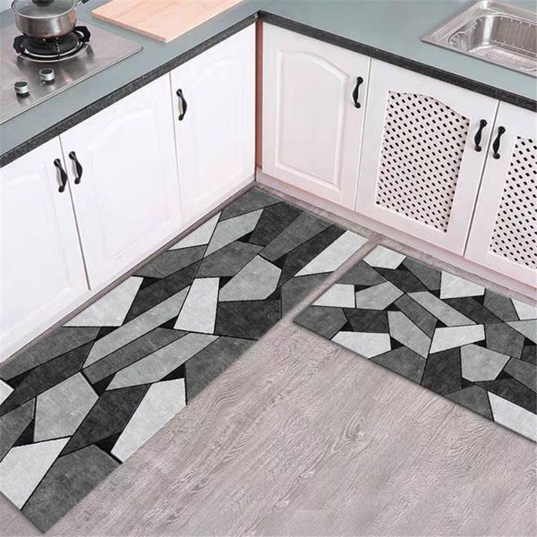 carpets modern dark gray geometric mat long kitchen rug set customize corridor nordic non-slip bath machine washable
carpets modern dark gray geometric mat long kitchen rug set customize corridor nordic non-slip bath machine washable