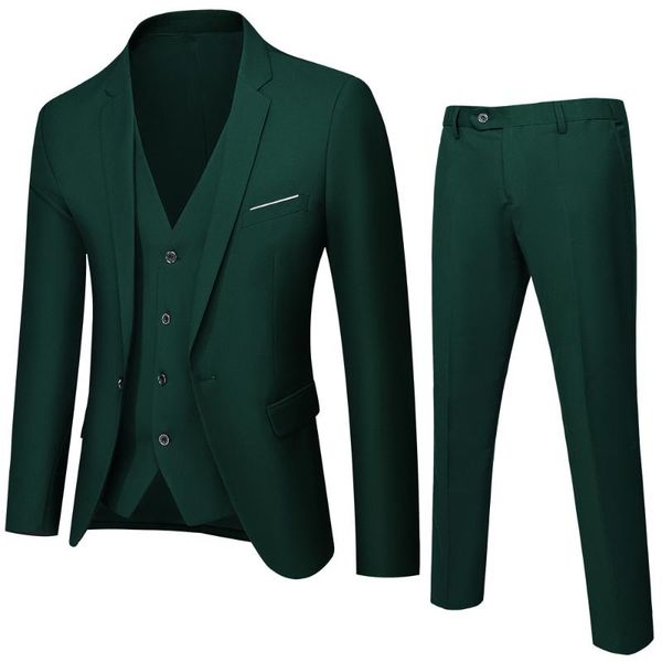 men's suits & blazers business suit jacket coat trousers waistcoat wedding three pieces pants vest large size professional, White;black
men's suits & blazers business suit jacket coat trousers waistcoat wedding three pieces pants vest large size professional, White;black