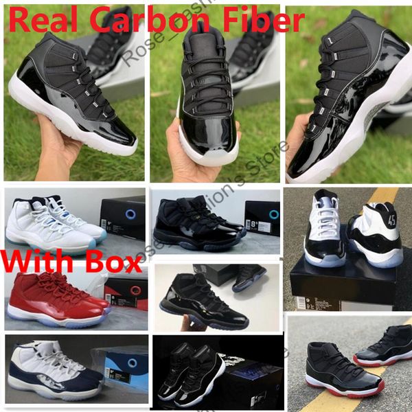 real carbon fiber 11 jubilee 25th anniversary with og box basketball sneakers bred 11s gym red s 72-10 prom night high men shoes
real carbon fiber 11 jubilee 25th anniversary with og box basketball sneakers bred 11s gym red s 72-10 prom night high men shoes