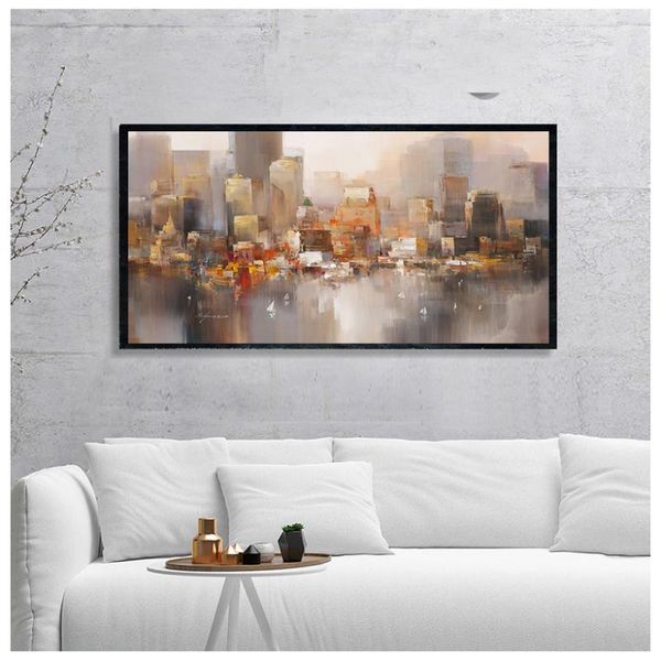 city building rain boat poster scenery pictures room decoration abstract oil painting on canvas wall art for living room cuadros
city building rain boat poster scenery pictures room decoration abstract oil painting on canvas wall art for living room cuadros