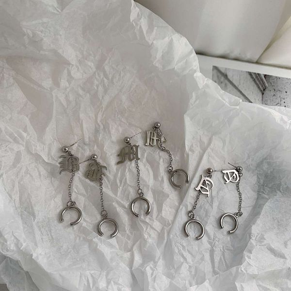 hbp fashion japan and south korea dark wind no hole ear bone clip chain one earring many personality letter symbol earrings, Silver
hbp fashion japan and south korea dark wind no hole ear bone clip chain one earring many personality letter symbol earrings, Silver