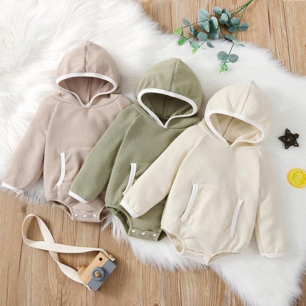 rompers 0-24m born infant baby boy girl casual bodysuit long sleeve solid hooded jumpsuit with pocket 3colors, Blue
rompers 0-24m born infant baby boy girl casual bodysuit long sleeve solid hooded jumpsuit with pocket 3colors, Blue