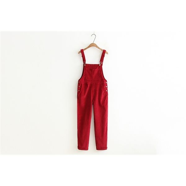 autumn and winter women fashion straight style corduroy fabric casual jumpsuits female trendy color cotton rompers overall 210317, Black;white
autumn and winter women fashion straight style corduroy fabric casual jumpsuits female trendy color cotton rompers overall 210317, Black;white