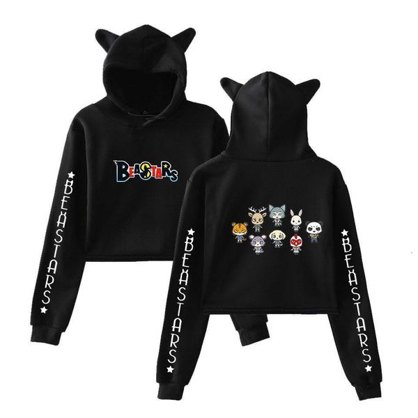 girls beastars hoodies legosi haru cosplay sweatshirt cat ear short hoodie for women, Black
girls beastars hoodies legosi haru cosplay sweatshirt cat ear short hoodie for women, Black