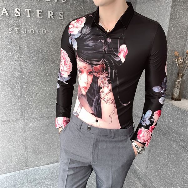 way beauty girl print male shirt winter clothes long sleeve casual shirts all the fine set tuxedo dress dxng, White;black
way beauty girl print male shirt winter clothes long sleeve casual shirts all the fine set tuxedo dress dxng, White;black