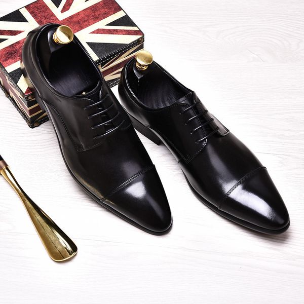 Winter Shoes Genuine Leather Men Formal Shoes Pointed Toe Lace Up Business Oxford Shoes Luxury Dress Wedding For Men G30, Black
Winter Shoes Genuine Leather Men Formal Shoes Pointed Toe Lace Up Business Oxford Shoes Luxury Dress Wedding For Men G30, Black