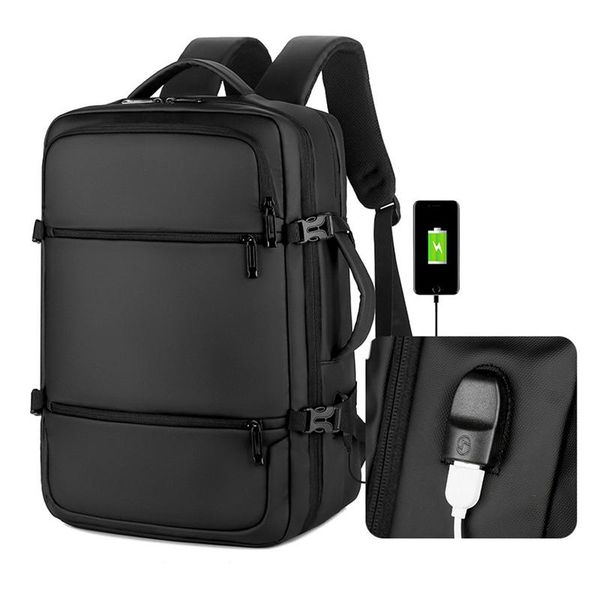 backpack men's waterproof 15.6 inch business lapschool travel bag usb charging large capacity mochila
backpack men's waterproof 15.6 inch business lapschool travel bag usb charging large capacity mochila