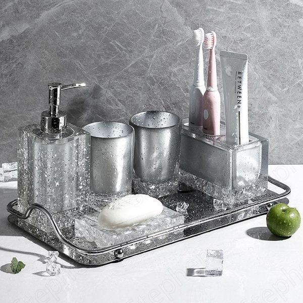 bath accessory set creative ice resin bathroom decoration accessories nordic modern el toilet silver five piece toothbrush holder shampoo bo
bath accessory set creative ice resin bathroom decoration accessories nordic modern el toilet silver five piece toothbrush holder shampoo bo