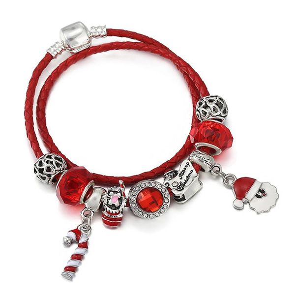 charm bracelets diy femme bracelet silver plated snake chain with santa claus pendants for women christmas jewelry gift, Golden;silver
charm bracelets diy femme bracelet silver plated snake chain with santa claus pendants for women christmas jewelry gift, Golden;silver
