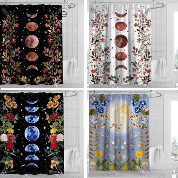 starry sky moon shower curtains beautiful flower bathroom curtain fabric waterproof polyester bath bathing cloth with hooks
starry sky moon shower curtains beautiful flower bathroom curtain fabric waterproof polyester bath bathing cloth with hooks
