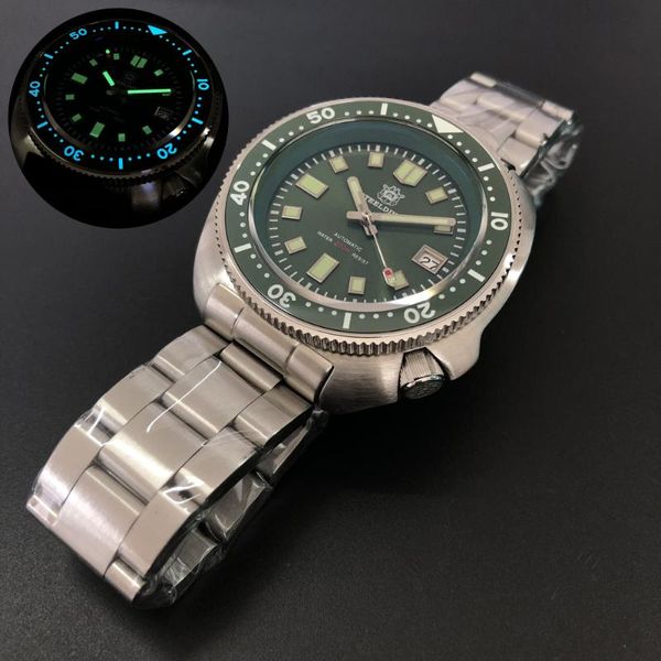 wristwatches men diving watch,steeldive mens automatic watches diver 20atm waterproof mechanical wristwatch c3 luminous clock ceramic bezel, Slivery;brown
wristwatches men diving watch,steeldive mens automatic watches diver 20atm waterproof mechanical wristwatch c3 luminous clock ceramic bezel, Slivery;brown