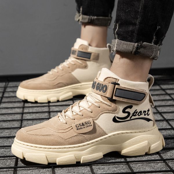 men ankle boots outdoor leather canvas autumn spring non-slip hook & loop walk male casual flats shoes sneakers fashion
men ankle boots outdoor leather canvas autumn spring non-slip hook & loop walk male casual flats shoes sneakers fashion