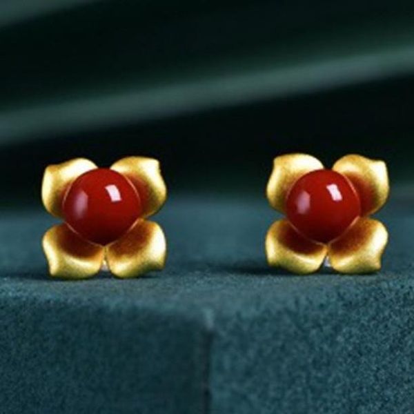 stud silver natural red tourmaline flower earrings chinese style fresh minority design elegant lovely fairy charm brand jewelry, Golden;silver
stud silver natural red tourmaline flower earrings chinese style fresh minority design elegant lovely fairy charm brand jewelry, Golden;silver