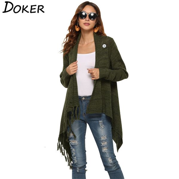 2021 autumn winter new women oversized long sleeve knitted sweater single button cardigan female elegant knitwear coat wog7, White;black
2021 autumn winter new women oversized long sleeve knitted sweater single button cardigan female elegant knitwear coat wog7, White;black