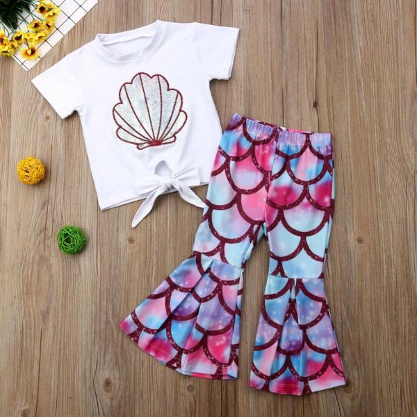 clothing sets summer toddler kids baby girl 0-5y clothes short sleeve t-shirt flared pants outfits sunsuit, White
clothing sets summer toddler kids baby girl 0-5y clothes short sleeve t-shirt flared pants outfits sunsuit, White