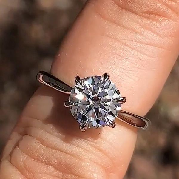 cluster rings sent certificate silver 925 fine jewelry luxury solitaire 1.5ct sona diamond engagement wedding ring band for women, Golden;silver
cluster rings sent certificate silver 925 fine jewelry luxury solitaire 1.5ct sona diamond engagement wedding ring band for women, Golden;silver
