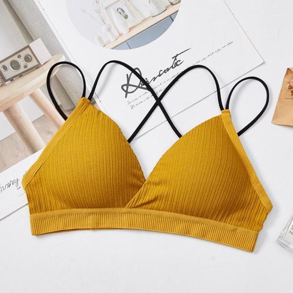 women bra bralette lingerie cross french back trianglecup wireless breathable chest pad underwear bralette#0217 bustiers & corsets, Black;white
women bra bralette lingerie cross french back trianglecup wireless breathable chest pad underwear bralette#0217 bustiers & corsets, Black;white